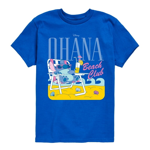 Lilo & Stitch - Ohana Beach Blub - Toddler And Youth Short Sleeve Graphic T-Shirt