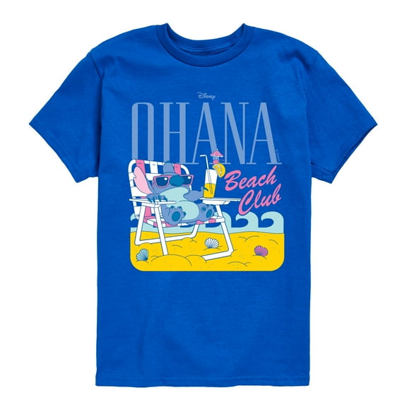 Lilo & Stitch - Ohana Beach Blub - Toddler And Youth Short Sleeve Graphic T-Shirt