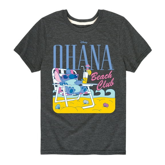 Lilo & Stitch - Ohana Beach Blub - Toddler And Youth Short Sleeve Graphic T-Shirt