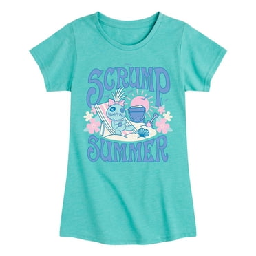 Lilo And Stitch - Scrump Summer - Toddler And Youth Girls Fitted Short Sleeve Graphic T-Shirt