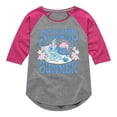 thumbnail image 1 of Lilo & Stitch - Scrump Summer - Toddler And Youth Girls Shirt Tail Raglan, 1 of 5