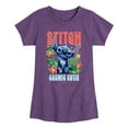thumbnail image 1 of Lilo & Stitch - Stitch Cosmic Cutie - Toddler And Youth Girls Fitted Short Sleeve Graphic T-shirt, 1 of 4