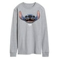 thumbnail image 1 of Lilo & Stitch - Stitch Face Oversized - Men's Long Sleeve Graphic T-Shirt, 1 of 4