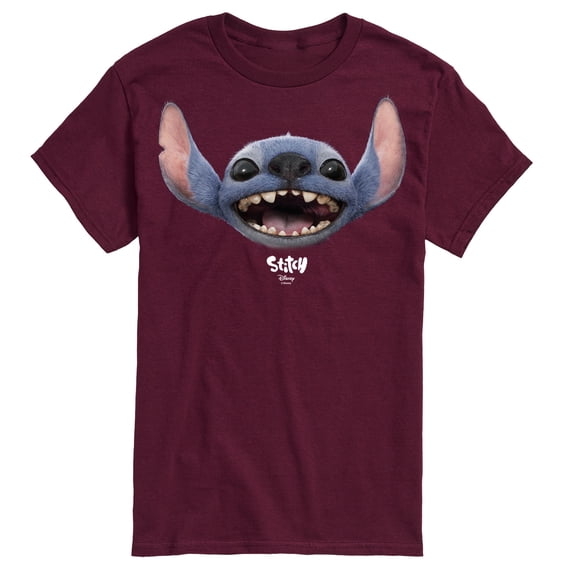 Lilo & Stitch - Stitch Face Oversized - Men's Short Sleeve Graphic T-Shirt