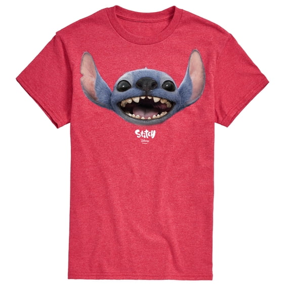 Lilo & Stitch - Stitch Face Oversized - Men's Short Sleeve Graphic T-Shirt