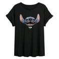 thumbnail image 1 of Lilo & Stitch - Stitch Face Oversized - Women's Oversized Graphic T-Shirt, 1 of 4