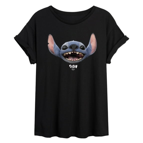Lilo & Stitch - Stitch Face Oversized - Women's Oversized Graphic T-Shirt