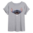 thumbnail image 1 of Lilo & Stitch - Stitch Face Oversized - Women's Oversized Graphic T-Shirt, 1 of 4