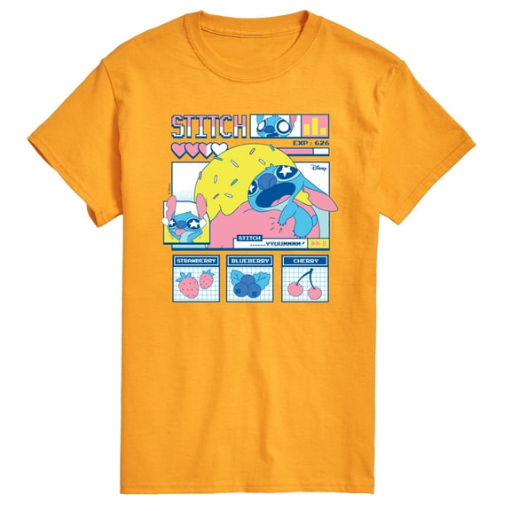 Lilo & Stitch - Stitch Food Kawaii - Men's Short Sleeve Graphic T-Shirt