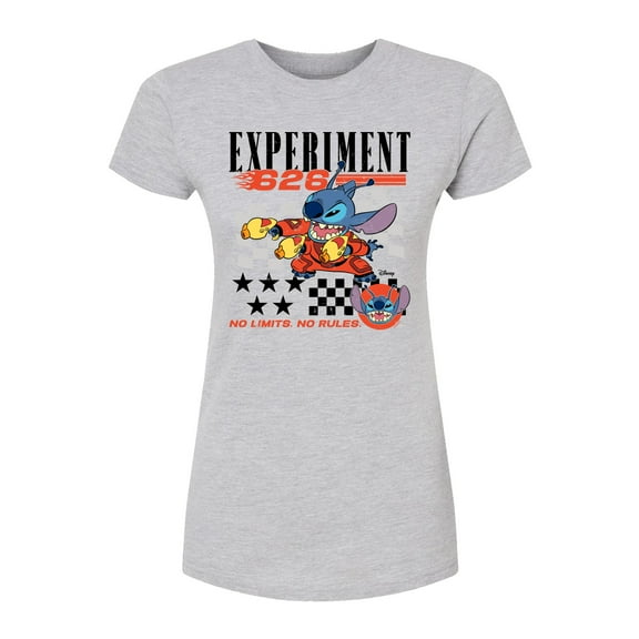 Lilo & Stitch - Stitch Racing Jersey - Juniors Fitted Graphic T-Shirt