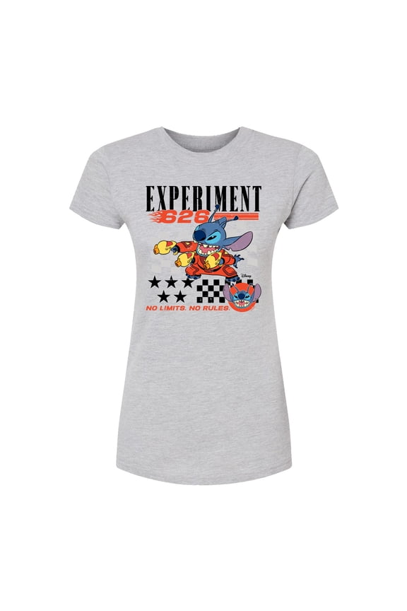 - Stitch Racing Jersey - Juniors Fitted Graphic T-Shirt