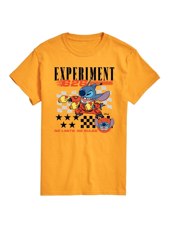 - Stitch Racing Jersey Men's Short Sleeve Graphic T-Shirt