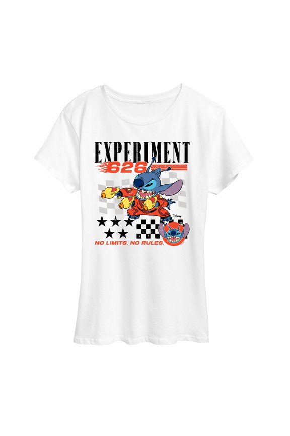 - Stitch Racing Jersey - Women's Short Sleeve Graphic T-Shirt