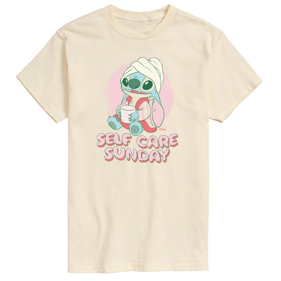 Lilo & Stitch - Stitch Self Care - Men's Short Sleeve Graphic T-Shirt