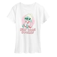 thumbnail image 1 of Lilo & Stitch - Stitch Self Care - Women's Short Sleeve Graphic T-Shirt, 1 of 5