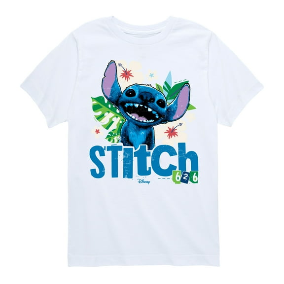 Lilo & Stitch - Stitch Smiling 626 - Toddler And Youth Short Sleeve Graphic T-shirt