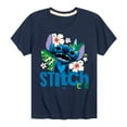 thumbnail image 1 of Lilo & Stitch - Stitch Smiling 626 - Toddler And Youth Short Sleeve Graphic T-shirt, 1 of 4