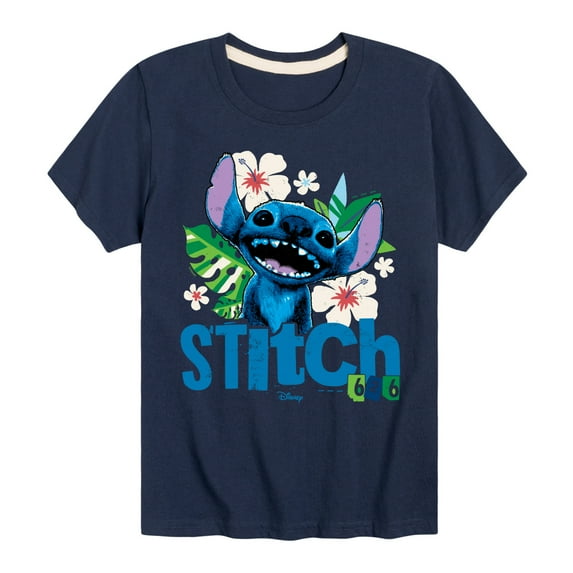 Lilo & Stitch - Stitch Smiling 626 - Toddler And Youth Short Sleeve Graphic T-shirt