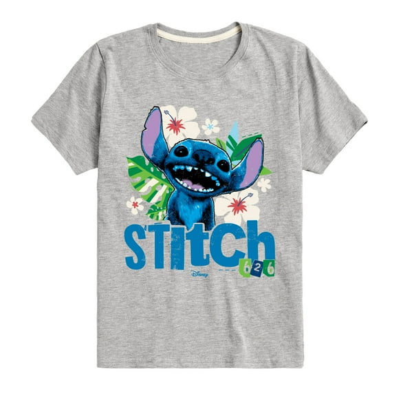 Lilo & Stitch - Stitch Smiling 626 - Toddler And Youth Short Sleeve Graphic T-shirt