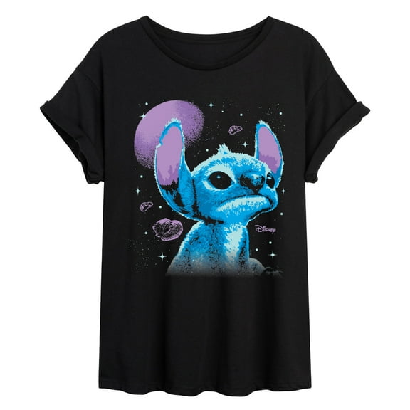 Lilo & Stitch - Stitch Space Oversized - Women's Oversized Graphic T-Shirt