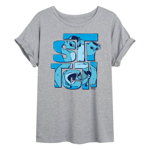 Lilo & Stitch - Stitch Stack - Women's Oversized Graphic T-Shirt