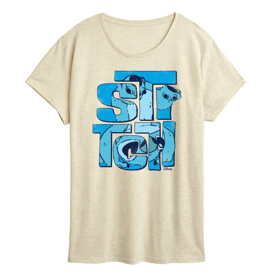 Lilo & Stitch - Stitch Stack - Women's Short Sleeve Graphic T-Shirt