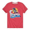 thumbnail image 1 of Lilo & Stitch - Stitch Surfing - Toddler And Youth Short Sleeve Graphic T-shirt, 1 of 4