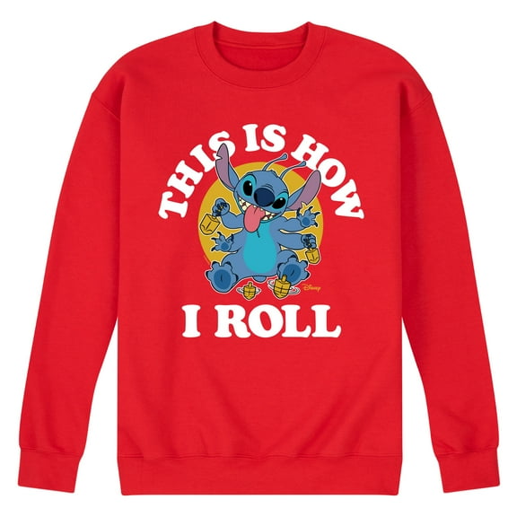 Lilo & Stitch - This Is How I Roll - Men's Crew Fleece