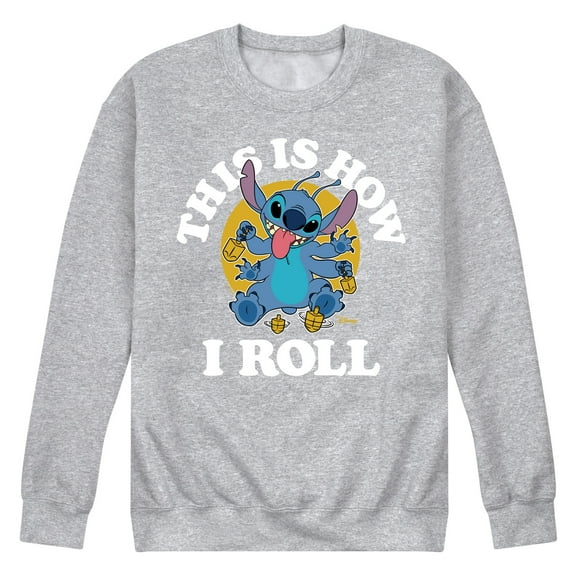 Lilo & Stitch - This Is How I Roll - Men's Crew Fleece