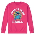 thumbnail image 1 of Lilo & Stitch - This Is How I Roll - Men's Crew Fleece, 1 of 4