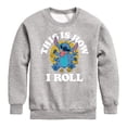 thumbnail image 1 of Lilo & Stitch - This Is How I Roll - Toddler and Youth Crew Fleece, 1 of 5