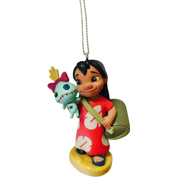 Lilo Ornament Holding Scrump 3 PVC Figure Figurine Charm
