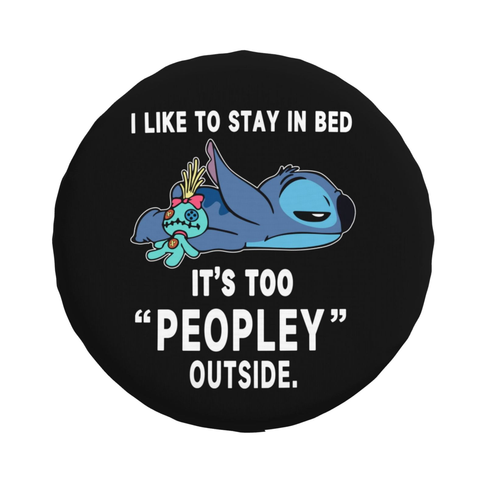 Lilo Stitch 14 inch for Tire Diameter 2427 inch Spare Tire Cover for