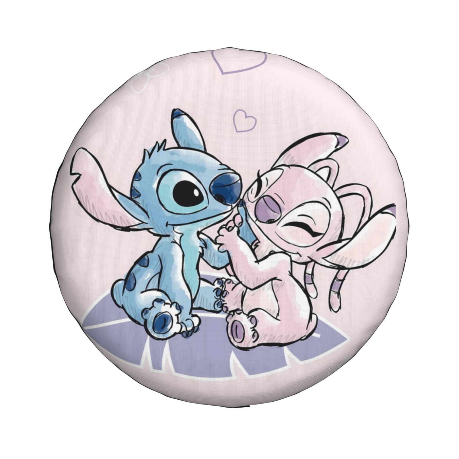 Lilo Stitch 14 inch for Tire Diameter 2427 inch Spare Tire Cover for