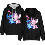 QINGY Lilo & Stitch 3D Print Hoodie Sweatshirt Christmas Gift Hooded Sweatshirt for Men Women Children,#1,Size-Adult 5XL