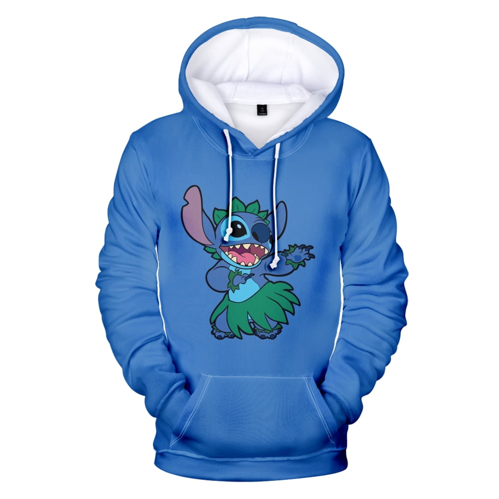 Lilo Stitch 3d Print Print Sweater Durable Casual Sweatshirt for