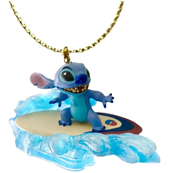 Lilo & Stitch 4" Surfer Stitch Ornament PVC Figure Charm Figurine Alien Dog New