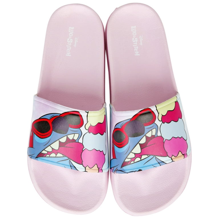 Lilo & Stitch 853998-size9 Disney Summer Treat Womens Flip Flop Slides,  Size 9