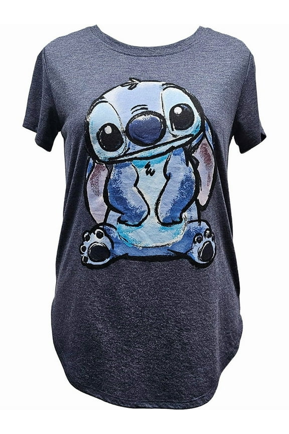 Stitch Sitting Junior Tunic Top, S-2XL (Women's)