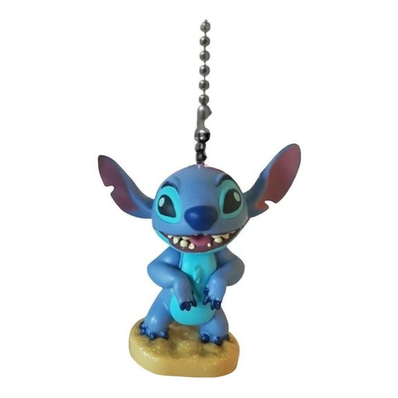 Lilo & Stitch Alien Dog Fan Lamp Light Pull Chain Pvc Figure Figurine Rare New