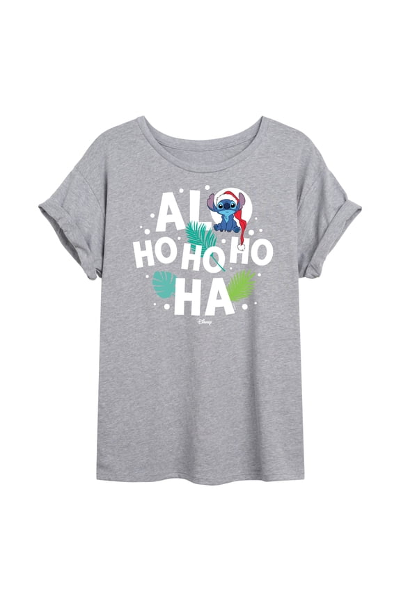 - Alo Ho Ho Ho Ha - Juniors Ideal Flowy Muscle T-Shirt