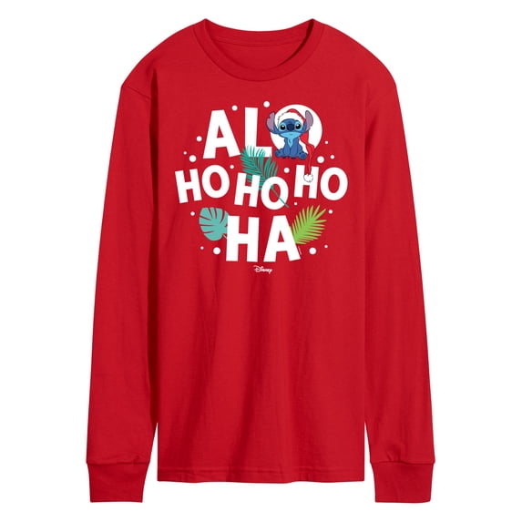 Lilo & Stitch - Alo Ho Ho Ho Ha - Men's Long Sleeve T-Shirt
