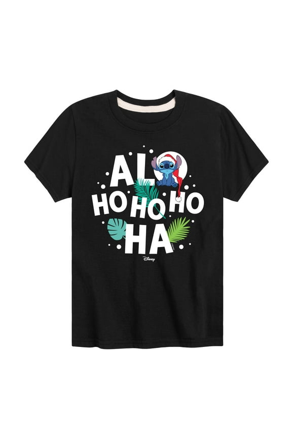 - Alo Ho Ho Ho Ha - Toddler And Youth Short Sleeve Graphic T-Shirt