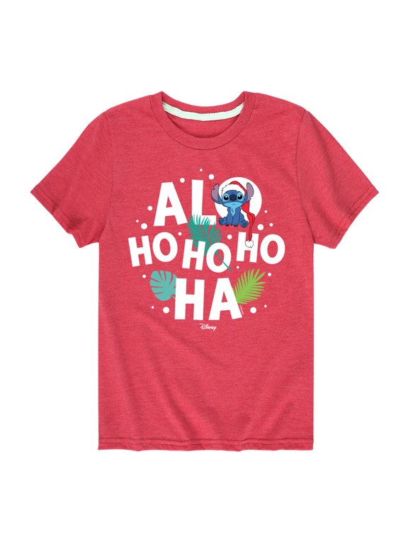- Alo Ho Ho Ho Ha Boys' Short Sleeve Graphic T-Shirt
