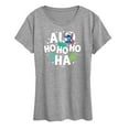 thumbnail image 1 of Lilo & Stitch - Alo Ho Ho Ho Ha - Women's Short Sleeve Graphic T-Shirt, 1 of 5