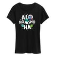thumbnail image 1 of Lilo & Stitch - Alo Ho Ho Ho Ha - Women's Short Sleeve Graphic T-Shirt, 1 of 5