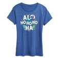 thumbnail image 1 of Lilo & Stitch - Alo Ho Ho Ho Ha - Women's Short Sleeve Graphic T-Shirt, 1 of 5