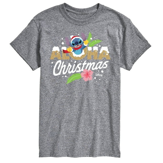 Lilo & Stitch - Aloha Christmas - Men's Short Sleeve Graphic T-Shirt