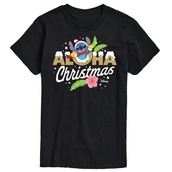 Lilo & Stitch - Aloha Christmas - Men's Short Sleeve Graphic T-Shirt