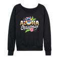 thumbnail image 1 of Lilo & Stitch - Aloha Christmas - Women's Lightweight French Terry Long Sleeve Shirt, 1 of 5